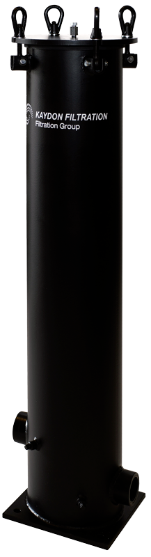 V-618 and V-636 filter vessels with swing eye-bolt lid design